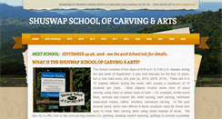 Desktop Screenshot of bccarvingschool.com